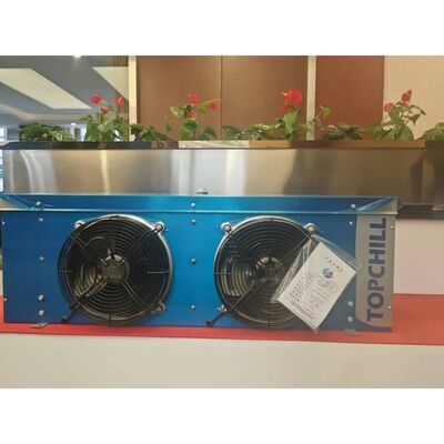 Cold Room Heater Defrost Evaporator 10HP Fin Pipe Copper Tube Mini Cooling Unit